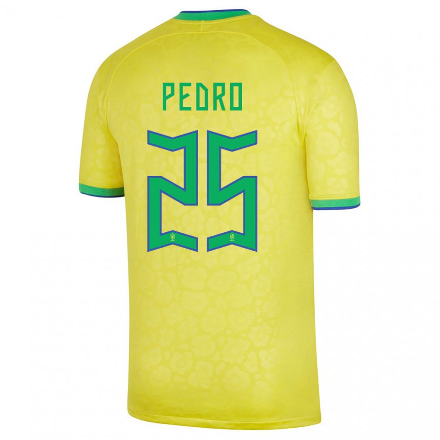 Criança Camisola Brasileira Pedro #25 Azul Alternativa 22-24 Camisa Brasil