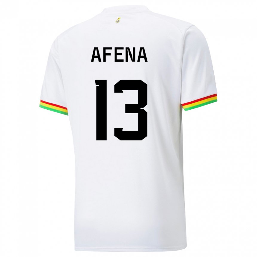 Criança Camisola Ganesa Felix Afena-gyan #13 Branco Principal 22-24 Camisa Brasil