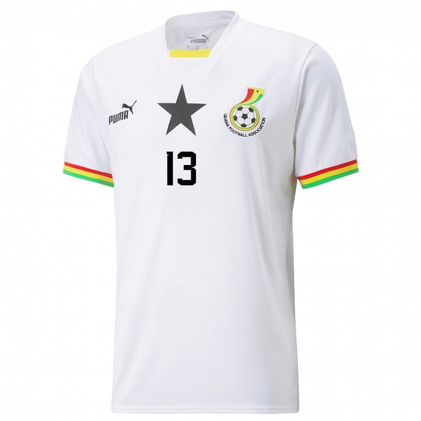 Criança Camisola Ganesa Felix Afena-gyan #13 Branco Principal 22-24 Camisa Brasil