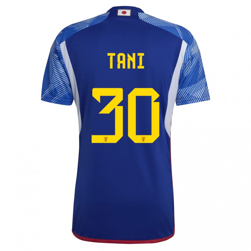 Criança Camisola Japonesa Kosei Tani #30 Azul Real Principal 22-24 Camisa Brasil