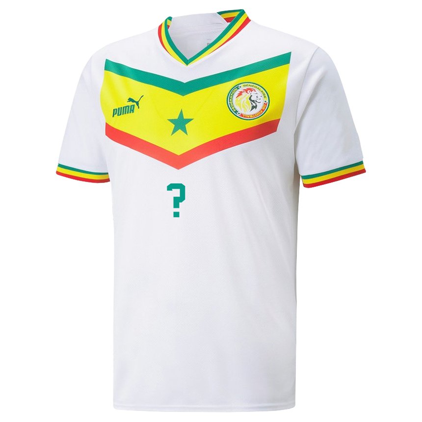 Criança Camisola Senegalesa Seu Nome #0 Branco Principal 22-24 Camisa Brasil