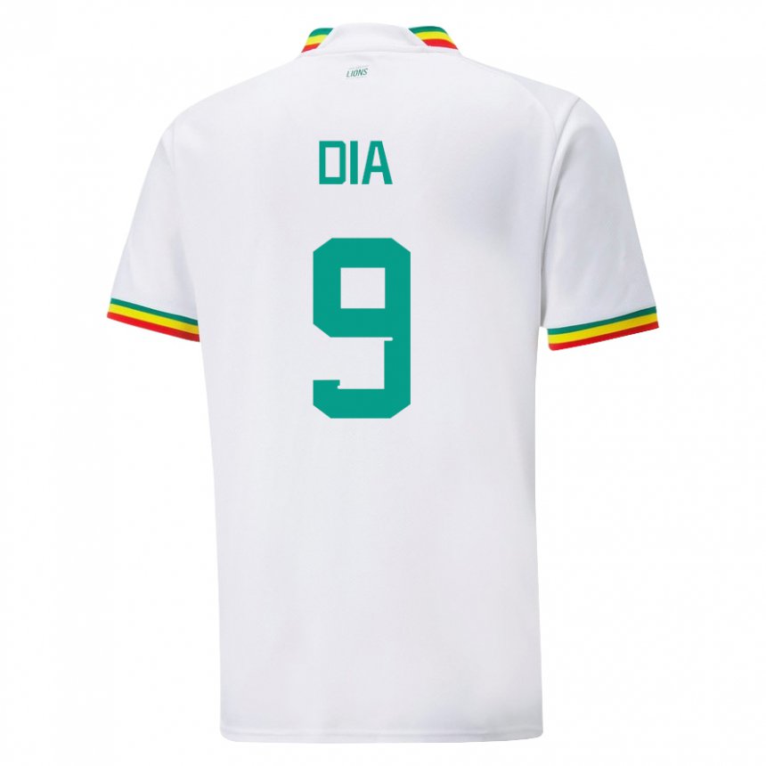 Criança Camisola Senegalesa Boulaye Dia #9 Branco Principal 22-24 Camisa Brasil