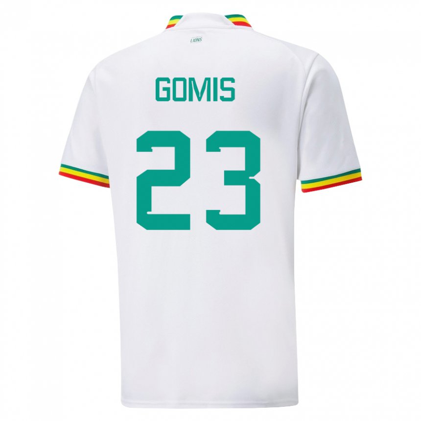 Criança Camisola Senegalesa Alfred Gomis #23 Branco Principal 22-24 Camisa Brasil