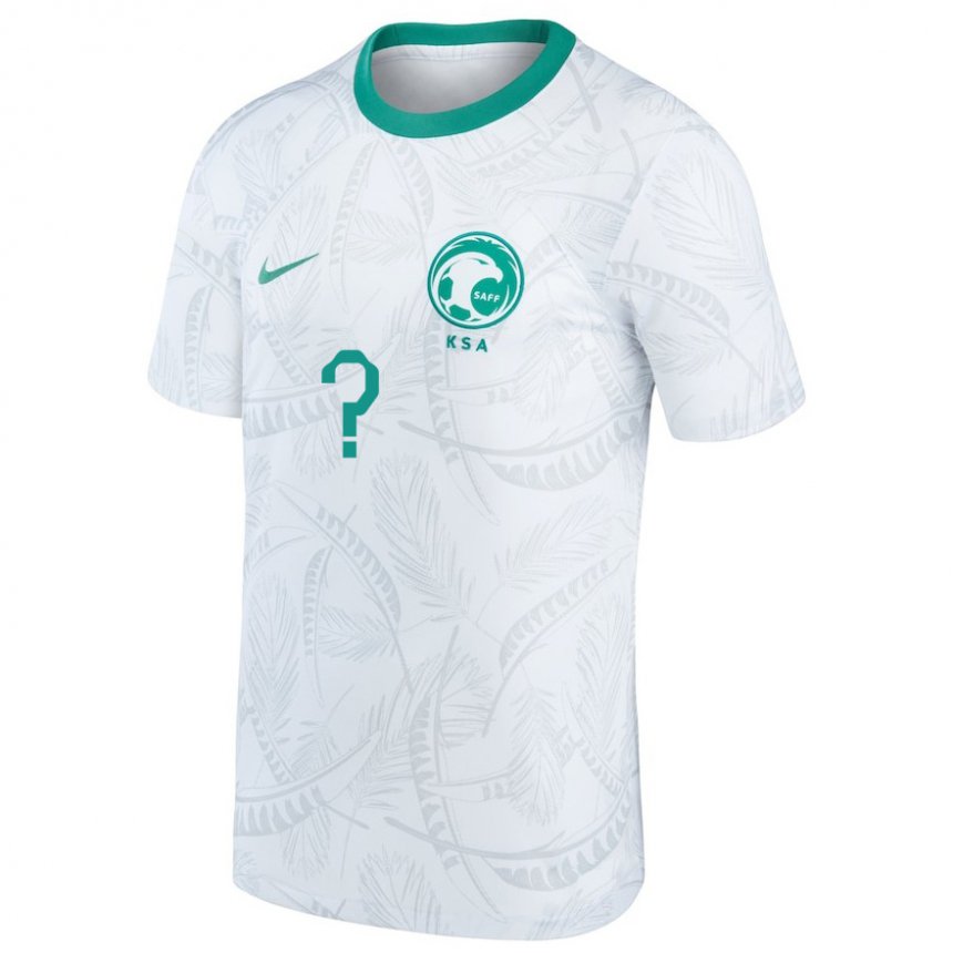 Criança Camisola Saudita Seu Nome #0 Branco Principal 22-24 Camisa Brasil