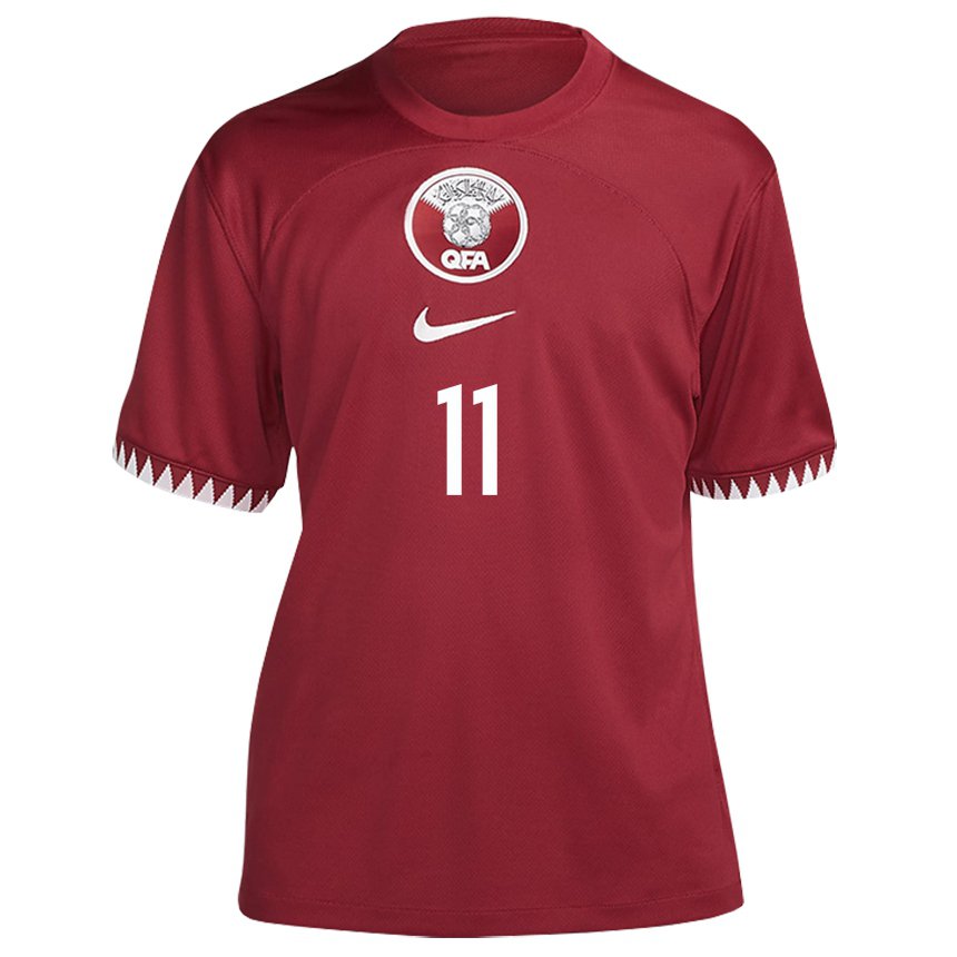 Criança Camisola Catari Akram Afif #11 Castanho Principal 22-24 Camisa Brasil