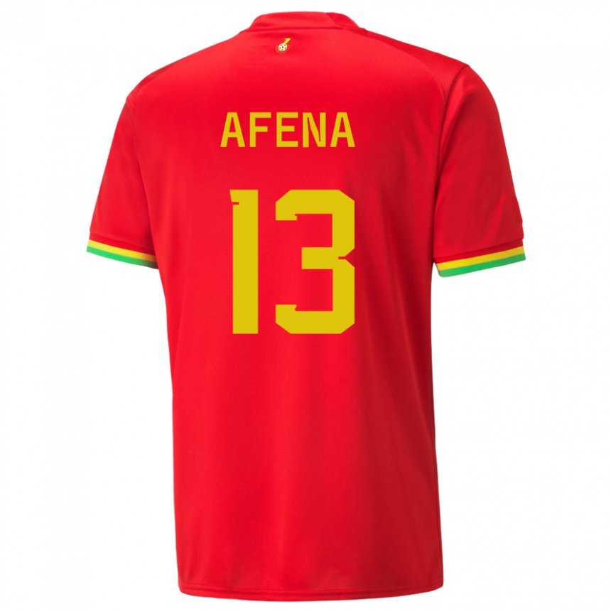 Criança Camisola Ganesa Felix Afena-gyan #13 Vermelho Alternativa 22-24 Camisa Brasil