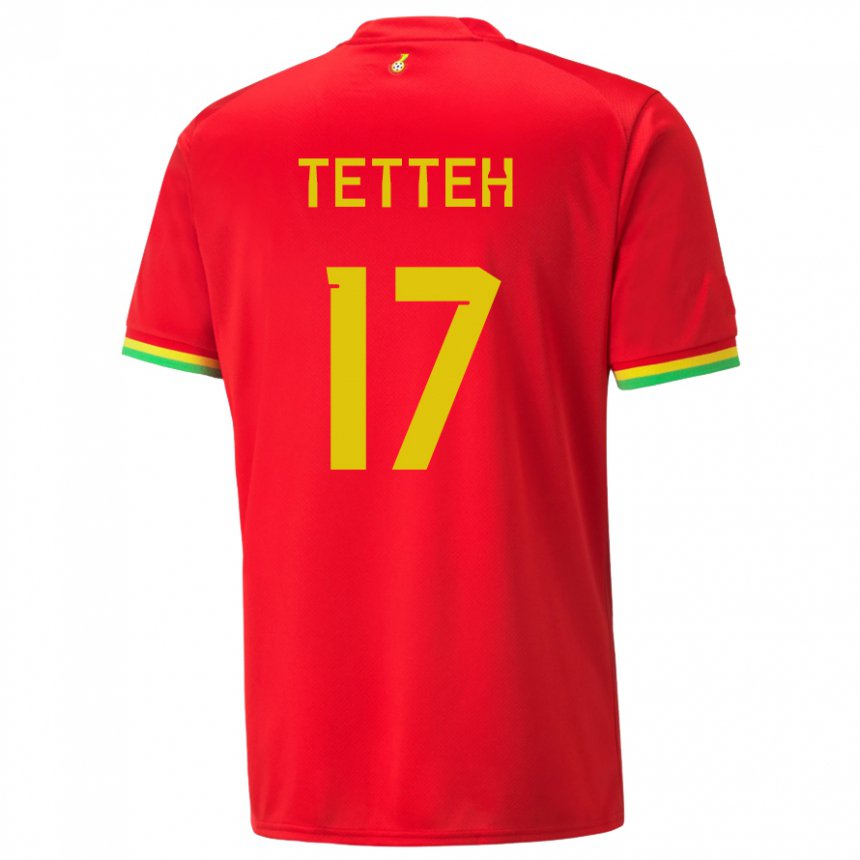 Criança Camisola Ganesa Benjamin Tetteh #17 Vermelho Alternativa 22-24 Camisa Brasil