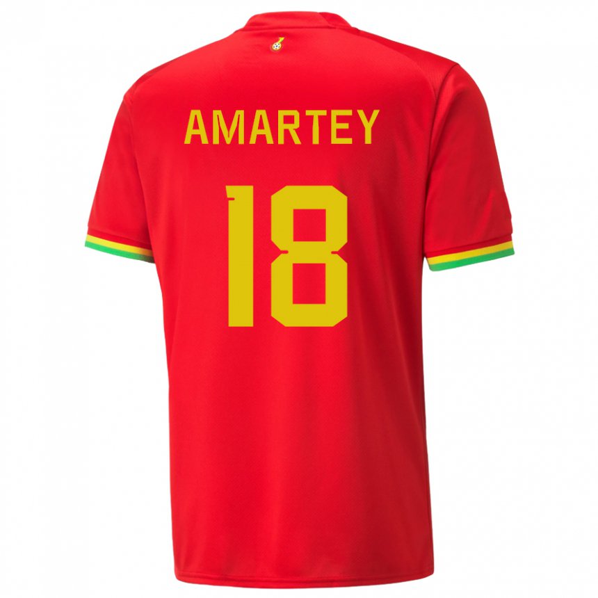 Criança Camisola Ganesa Daniel Amartey #18 Vermelho Alternativa 22-24 Camisa Brasil