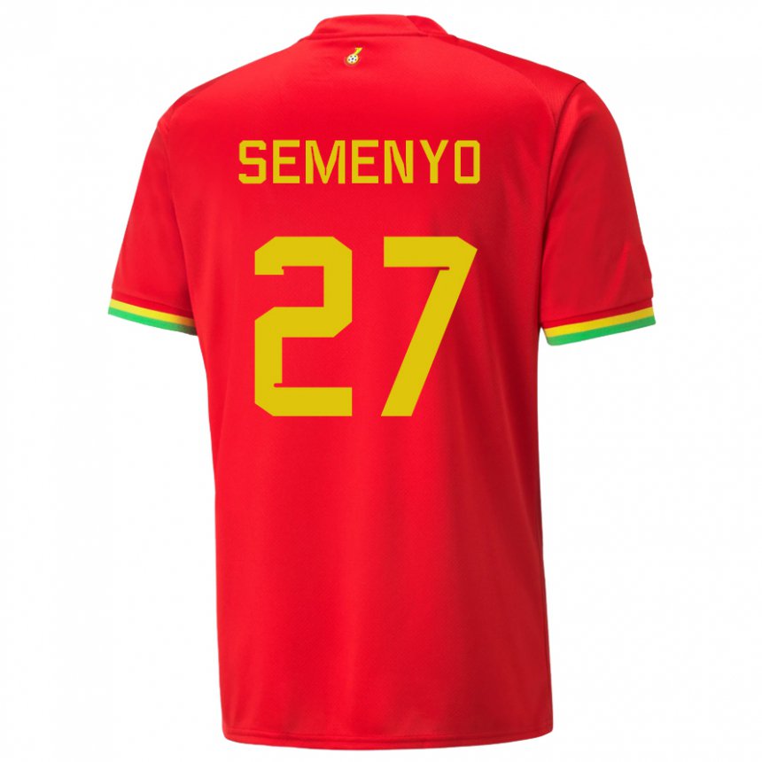 Criança Camisola Ganesa Antoine Semenyo #27 Vermelho Alternativa 22-24 Camisa Brasil