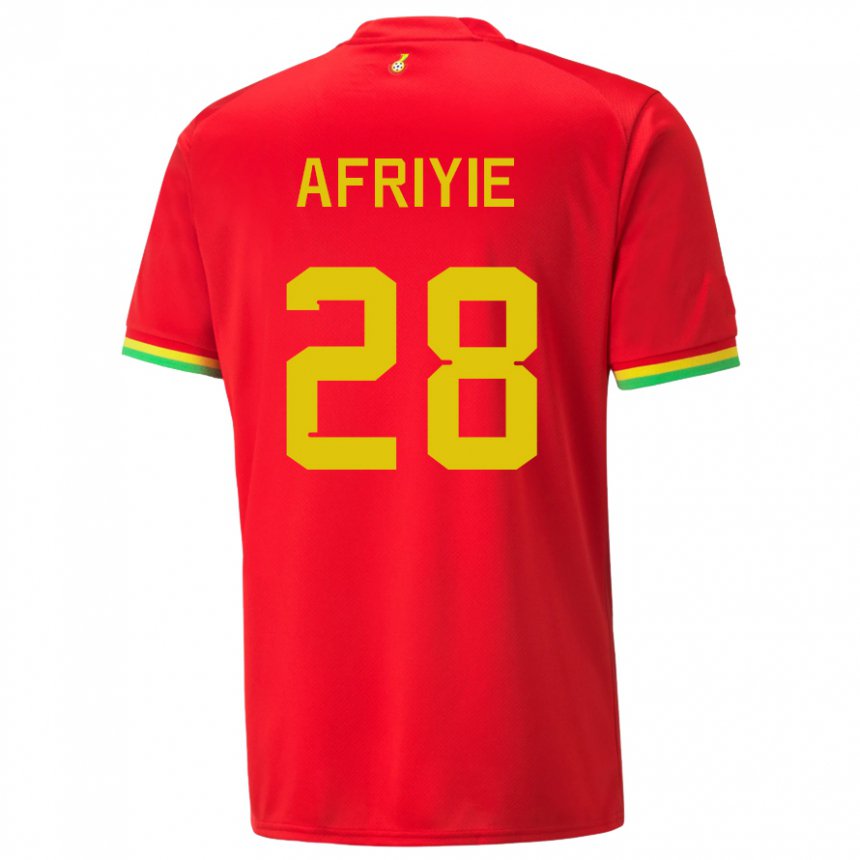 Criança Camisola Ganesa Daniel Afriyie #28 Vermelho Alternativa 22-24 Camisa Brasil