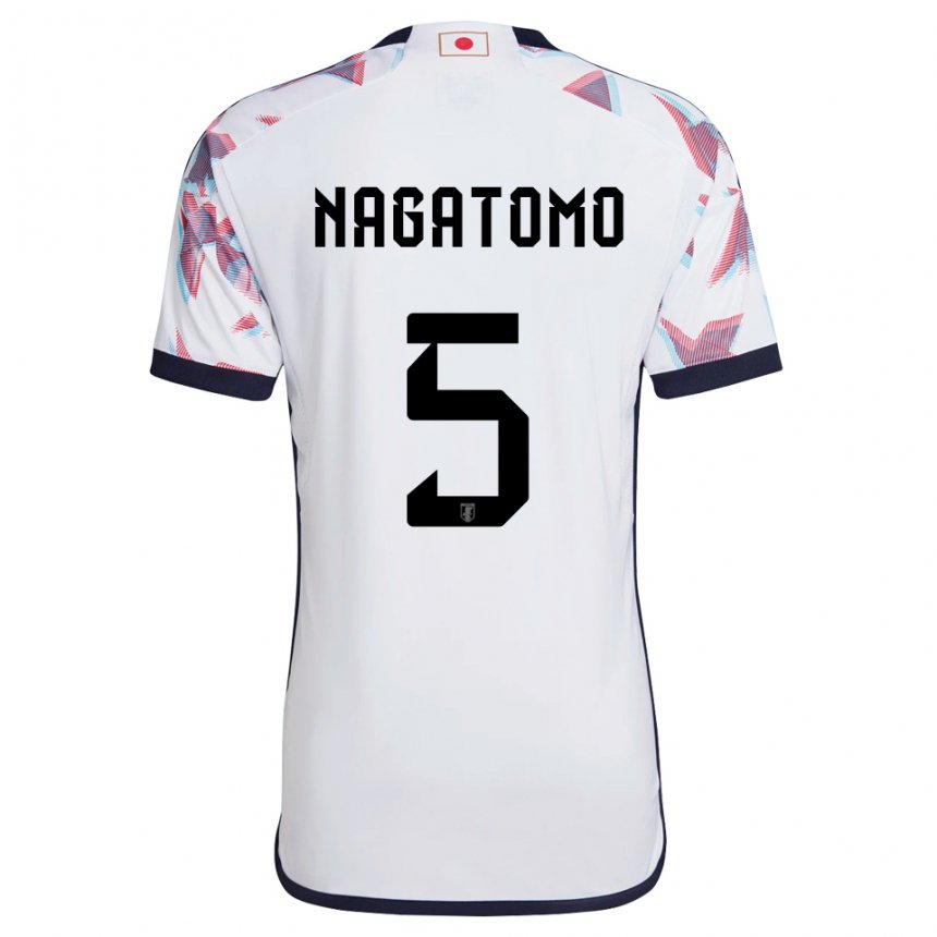 Criança Camisola Japonesa Yuto Nagatomo #5 Branco Alternativa 22-24 Camisa Brasil