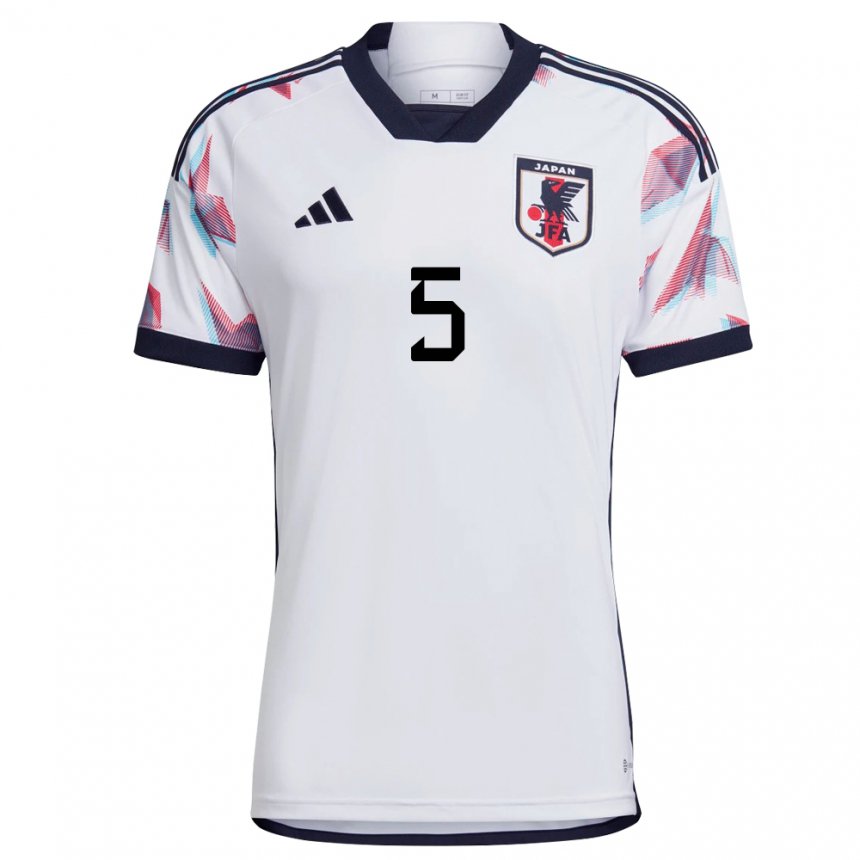 Criança Camisola Japonesa Yuto Nagatomo #5 Branco Alternativa 22-24 Camisa Brasil