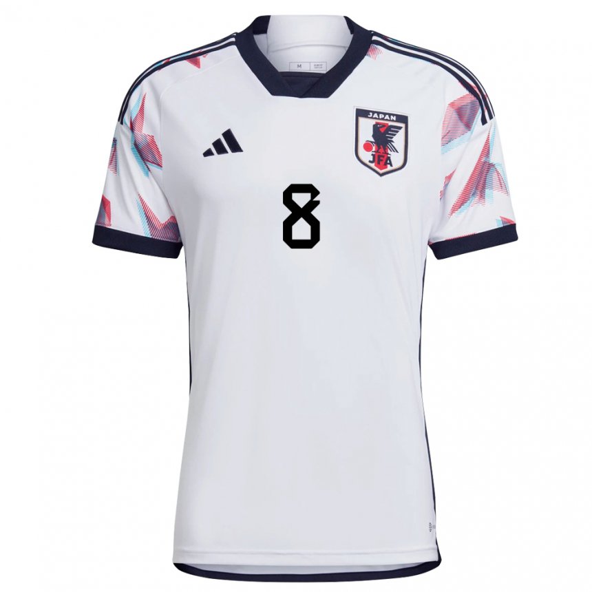 Criança Camisola Japonesa Genki Haraguchi #8 Branco Alternativa 22-24 Camisa Brasil