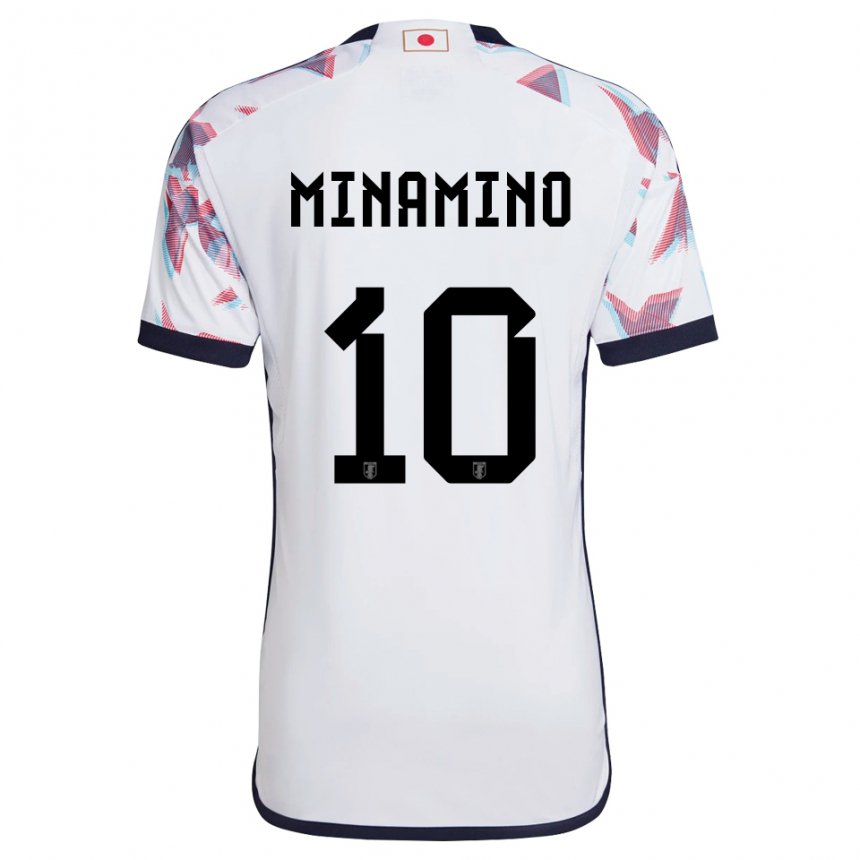 Criança Camisola Japonesa Takumi Minamino #10 Branco Alternativa 22-24 Camisa Brasil