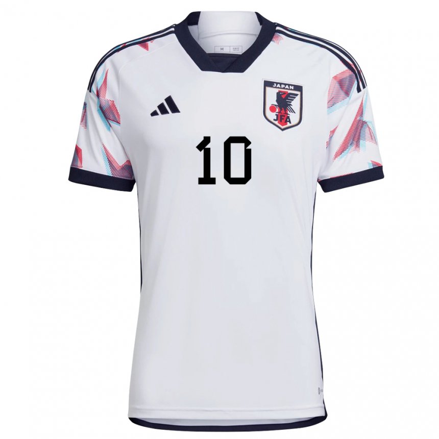 Criança Camisola Japonesa Takumi Minamino #10 Branco Alternativa 22-24 Camisa Brasil