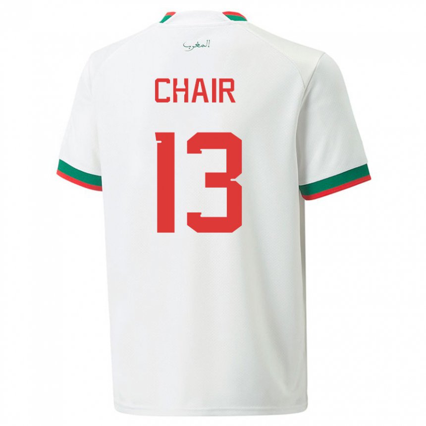 Criança Camisola Marroquina Iliass Chair #13 Branco Alternativa 22-24 Camisa Brasil