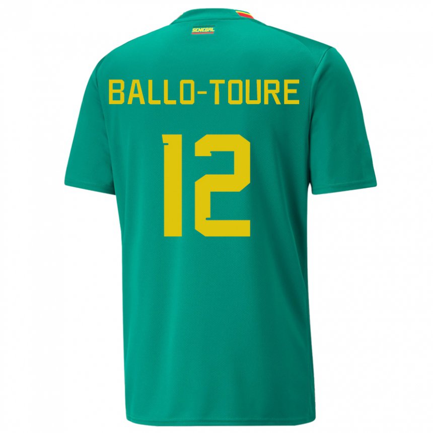 Criança Camisola Senegalesa Fode Ballo-toure #12 Verde Alternativa 22-24 Camisa Brasil