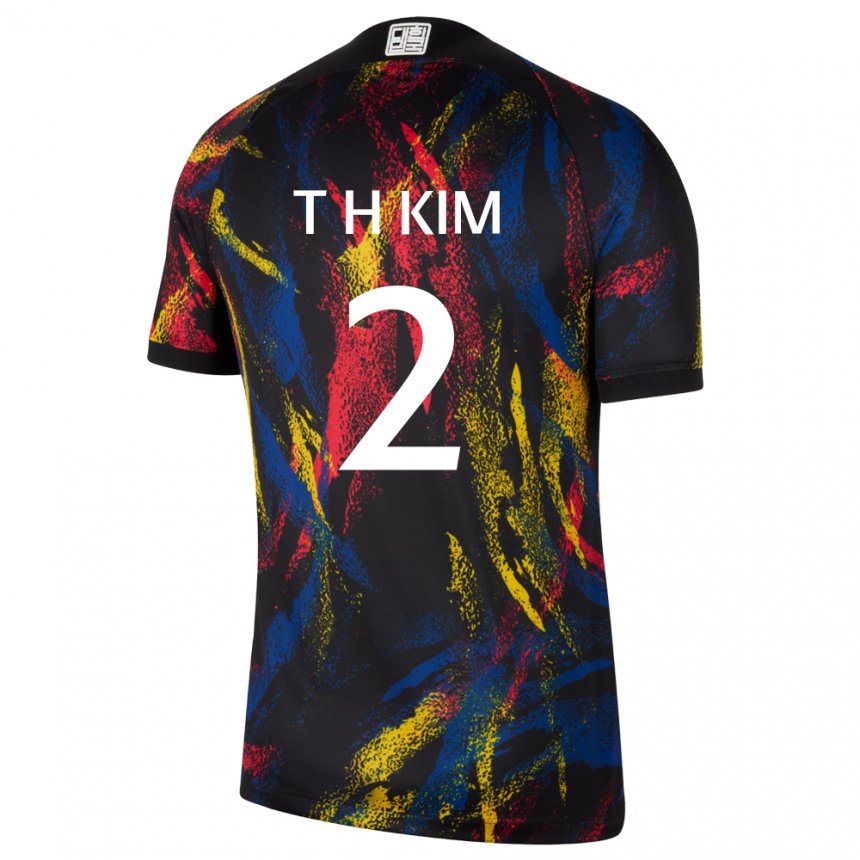 Criança Camisola Sul‑coreana Tae-hwan Kim #2 Multicolorido Alternativa 22-24 Camisa Brasil