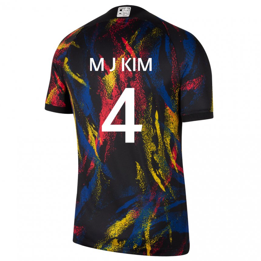 Criança Camisola Sul‑coreana Min-jae Kim #4 Multicolorido Alternativa 22-24 Camisa Brasil