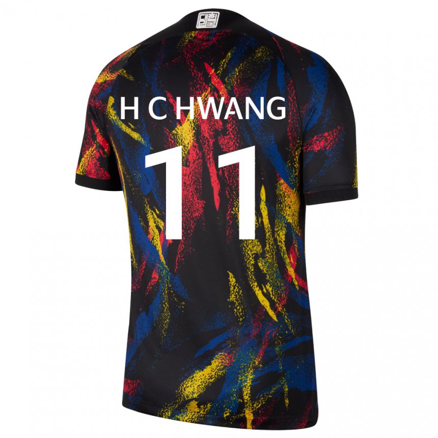 Criança Camisola Sul‑coreana Hee-chan Hwang #11 Multicolorido Alternativa 22-24 Camisa Brasil