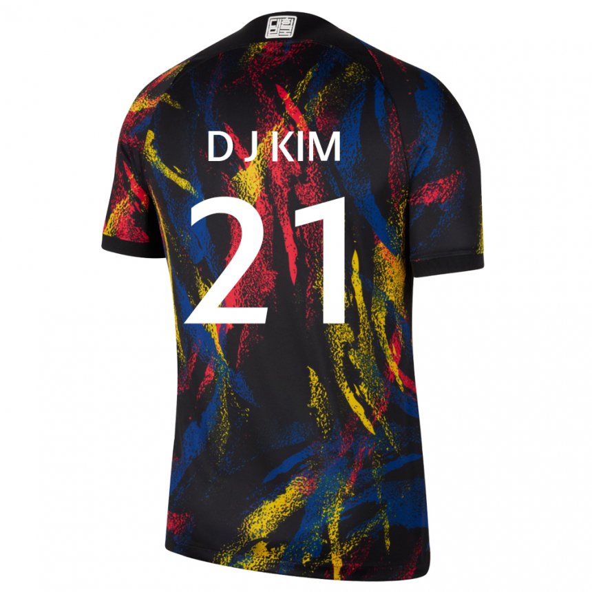 Criança Camisola Sul‑coreana Dong-jun Kim #21 Multicolorido Alternativa 22-24 Camisa Brasil