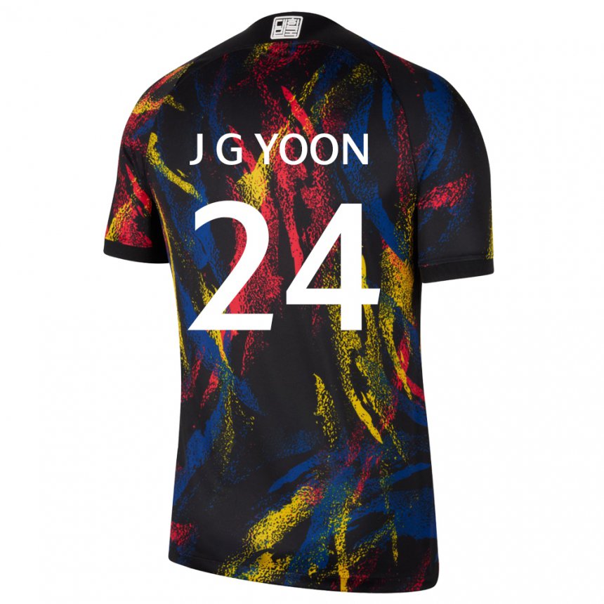 Criança Camisola Sul‑coreana Jong-gyu Yoon #24 Multicolorido Alternativa 22-24 Camisa Brasil