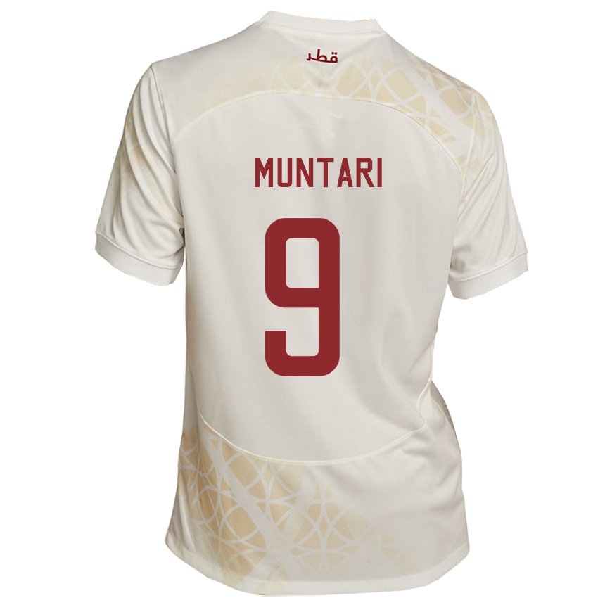 Criança Camisola Catari Mohammed Muntari #9 Bege Dourado Alternativa 22-24 Camisa Brasil