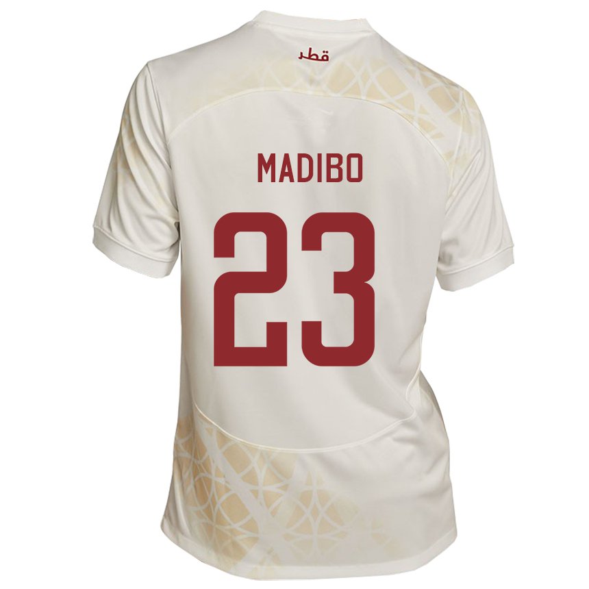 Criança Camisola Catari Assim Madibo #23 Bege Dourado Alternativa 22-24 Camisa Brasil