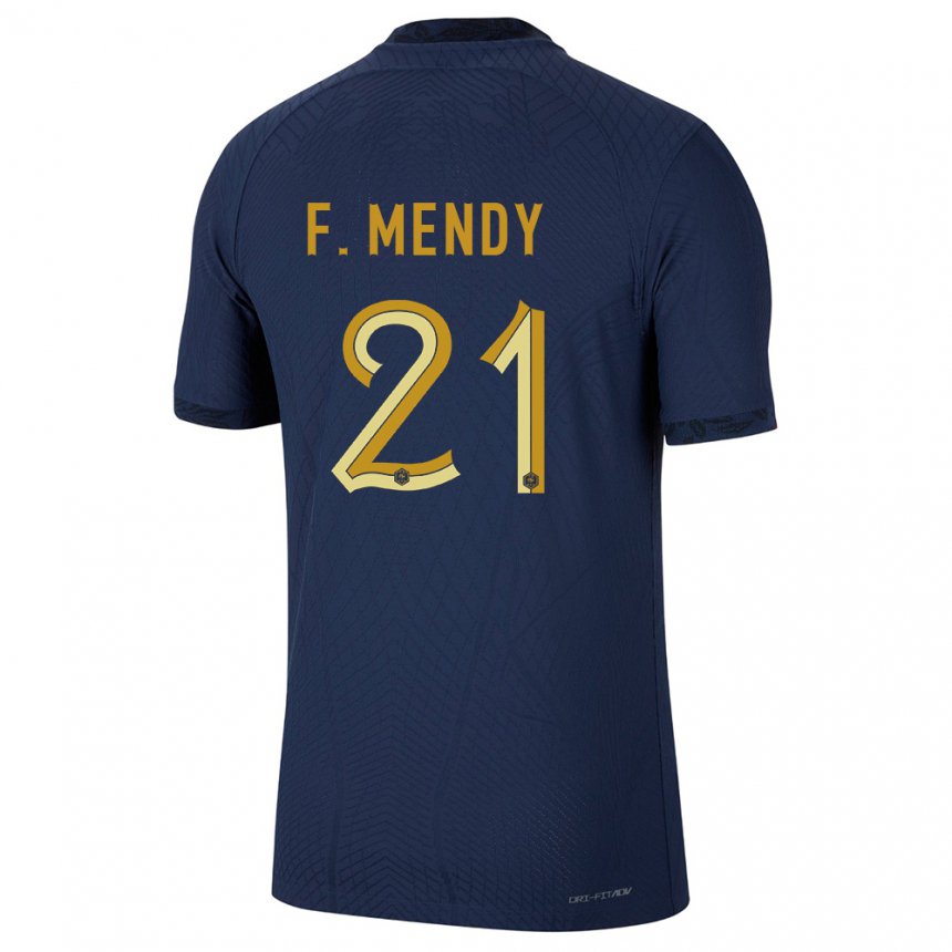 Homem Camisola Francesa Ferland Mendy #21 Azul Marinho Principal