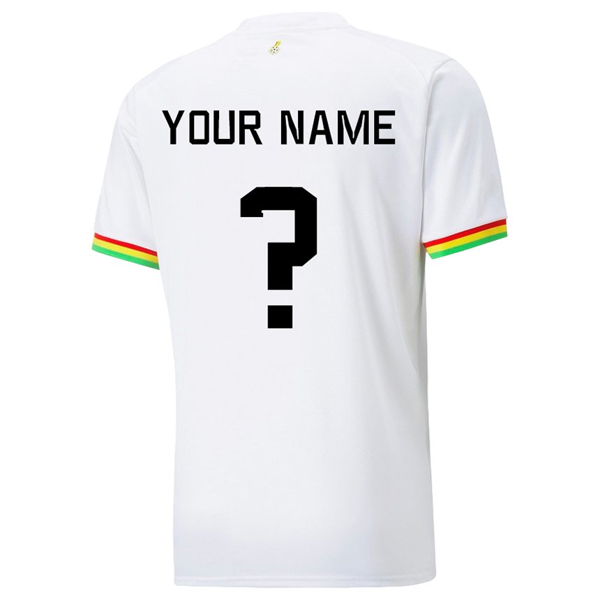 Homem Camisola Ganesa Seu Nome #0 Branco Principal 22-24 Camisa Brasil