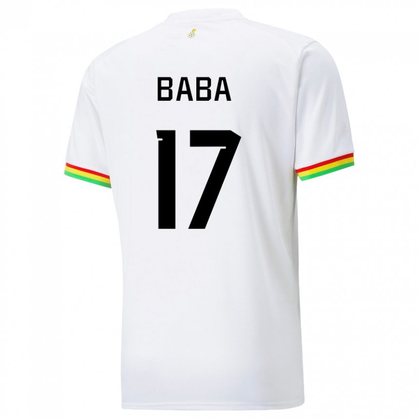 Homem Camisola Ganesa Abdul-rahman Baba #17 Branco Principal 22-24 Camisa Brasil