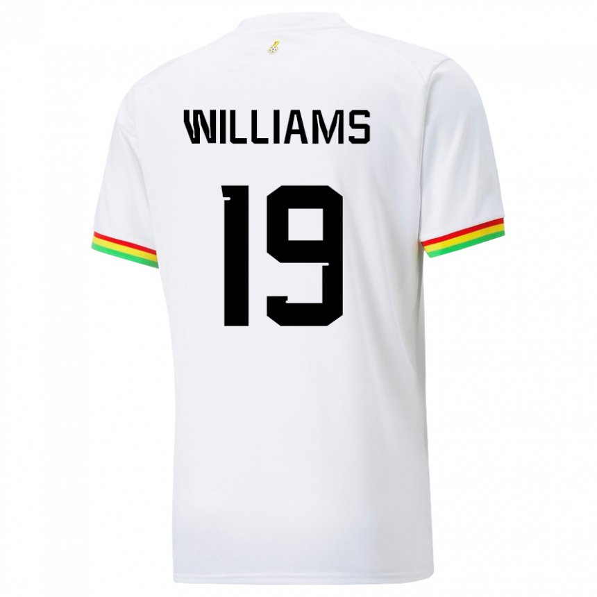 Homem Camisola Ganesa Inaki Williams #19 Branco Principal 22-24 Camisa Brasil