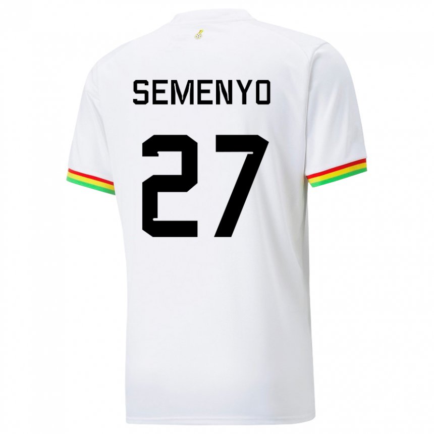 Homem Camisola Ganesa Antoine Semenyo #27 Branco Principal 22-24 Camisa Brasil