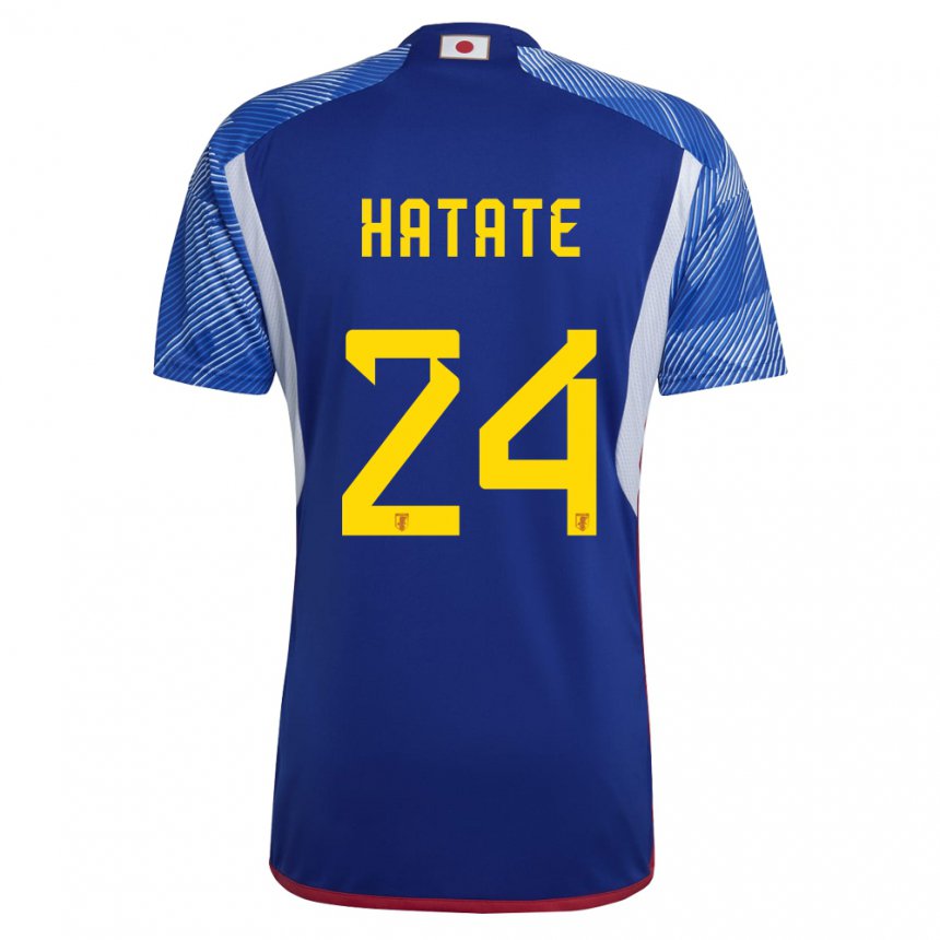 Homem Camisola Japonesa Reo Hatate #24 Azul Real Principal 22-24 Camisa Brasil