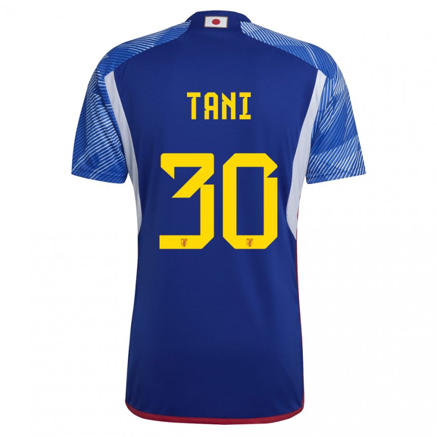 Homem Camisola Japonesa Kosei Tani #30 Azul Real Principal 22-24 Camisa Brasil