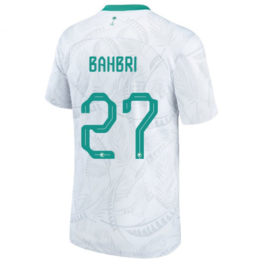 Homem Camisola Saudita Hatan Bahbri #27 Branco Principal 22-24 Camisa Brasil