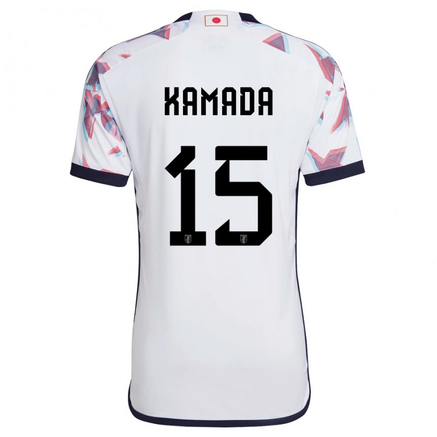 Homem Camisola Japonesa Daichi Kamada #15 Branco Alternativa 22-24 Camisa Brasil