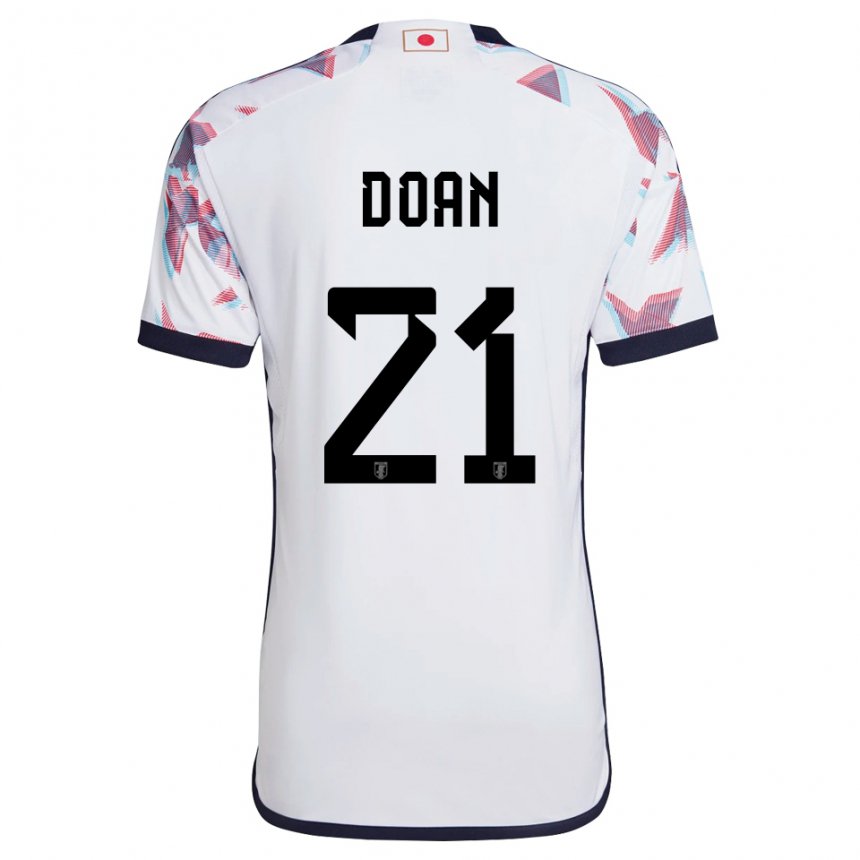 Homem Camisola Japonesa Ritsu Doan #21 Branco Alternativa 22-24 Camisa Brasil