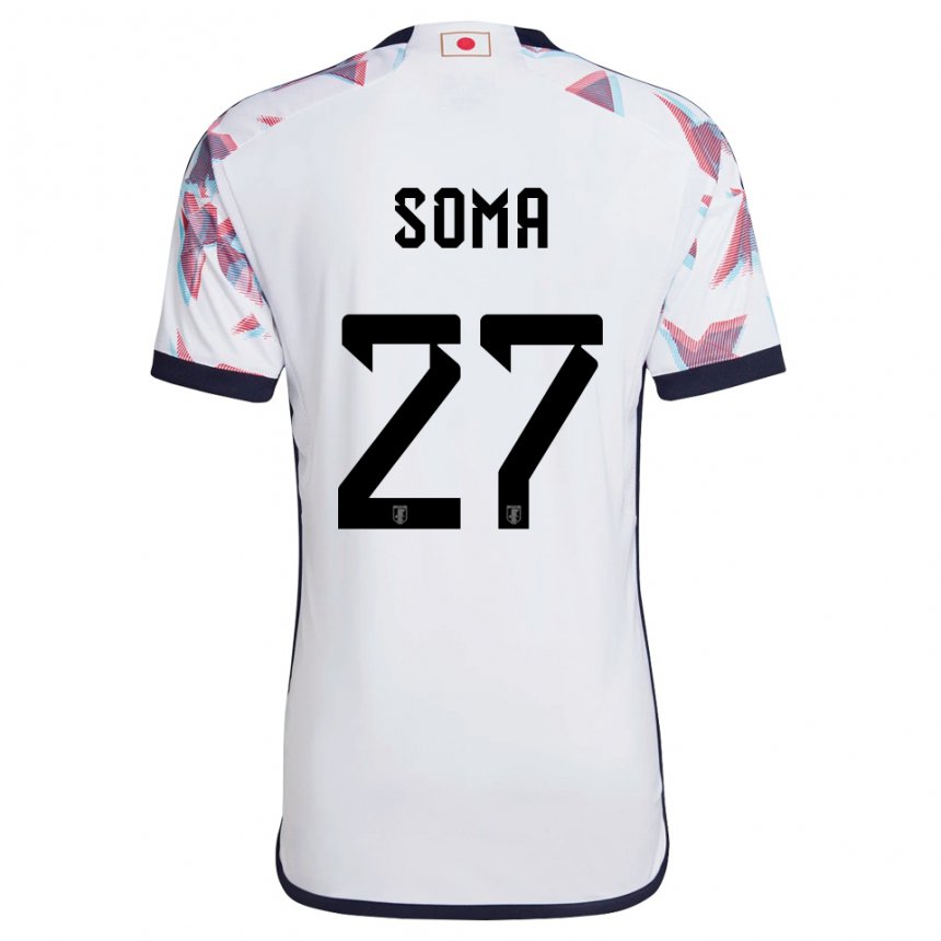 Homem Camisola Japonesa Yuki Soma #27 Branco Alternativa 22-24 Camisa Brasil