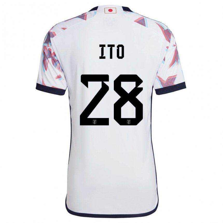 Homem Camisola Japonesa Hiroki Ito #28 Branco Alternativa 22-24 Camisa Brasil