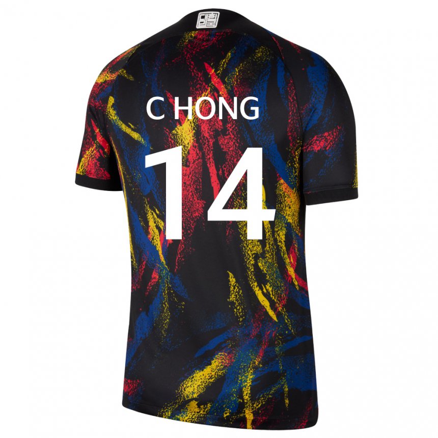 Homem Camisola Sul‑coreana Chul Hong #14 Multicolorido Alternativa 22-24 Camisa Brasil