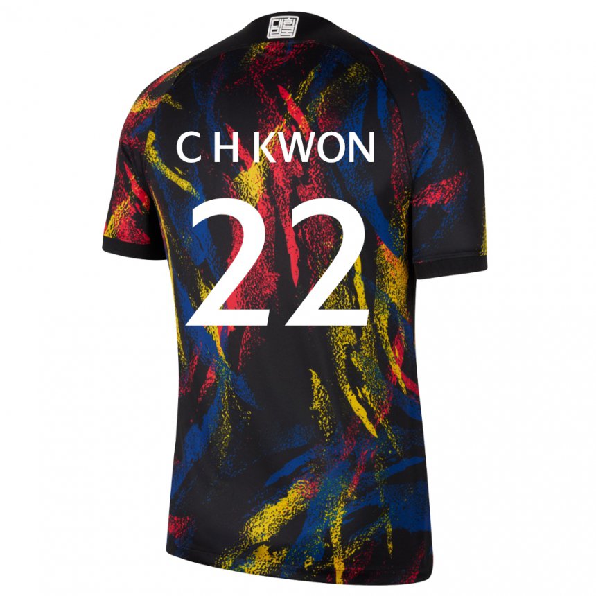 Homem Camisola Sul‑coreana Chang-hoon Kwon #22 Multicolorido Alternativa 22-24 Camisa Brasil