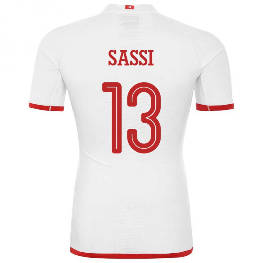 Homem Camisola Tunisiana Ferjani Sassi #13 Branco Alternativa 22-24 Camisa Brasil