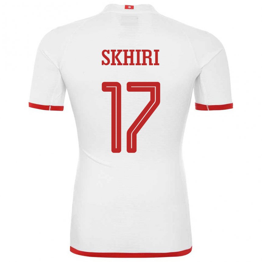 Homem Camisola Tunisiana Ellyes Skhiri #17 Branco Alternativa 22-24 Camisa Brasil