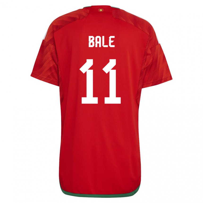 Mulher Camisola Galesa Gareth Bale #11 Vermelho Principal 22-24 Camisa Brasil