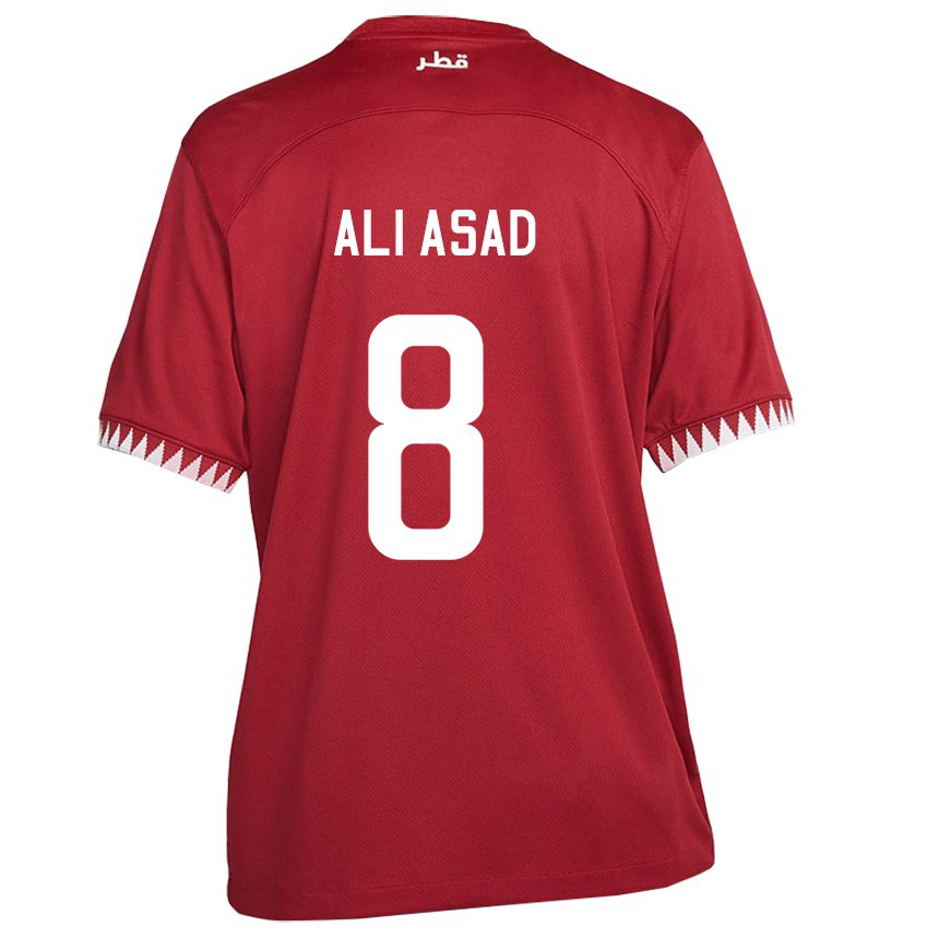 Mulher Camisola Catari Ali Asad #8 Castanho Principal 22-24 Camisa Brasil