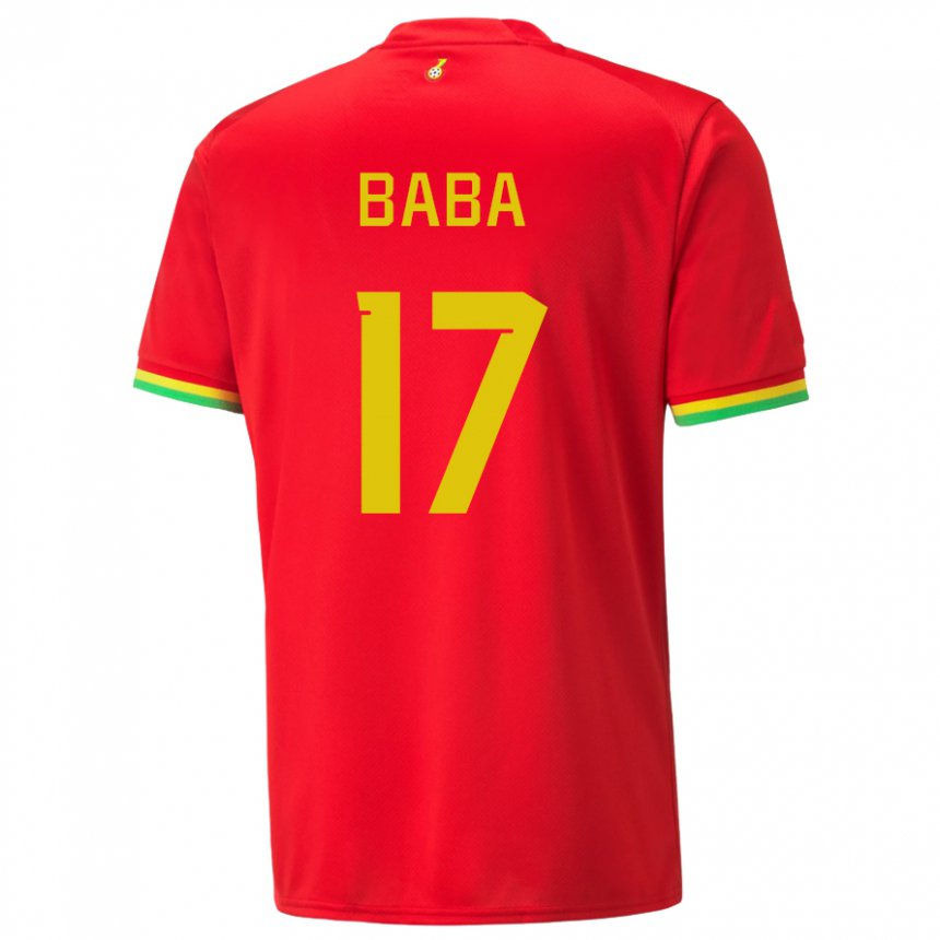 Mulher Camisola Ganesa Abdul-rahman Baba #17 Vermelho Alternativa 22-24 Camisa Brasil