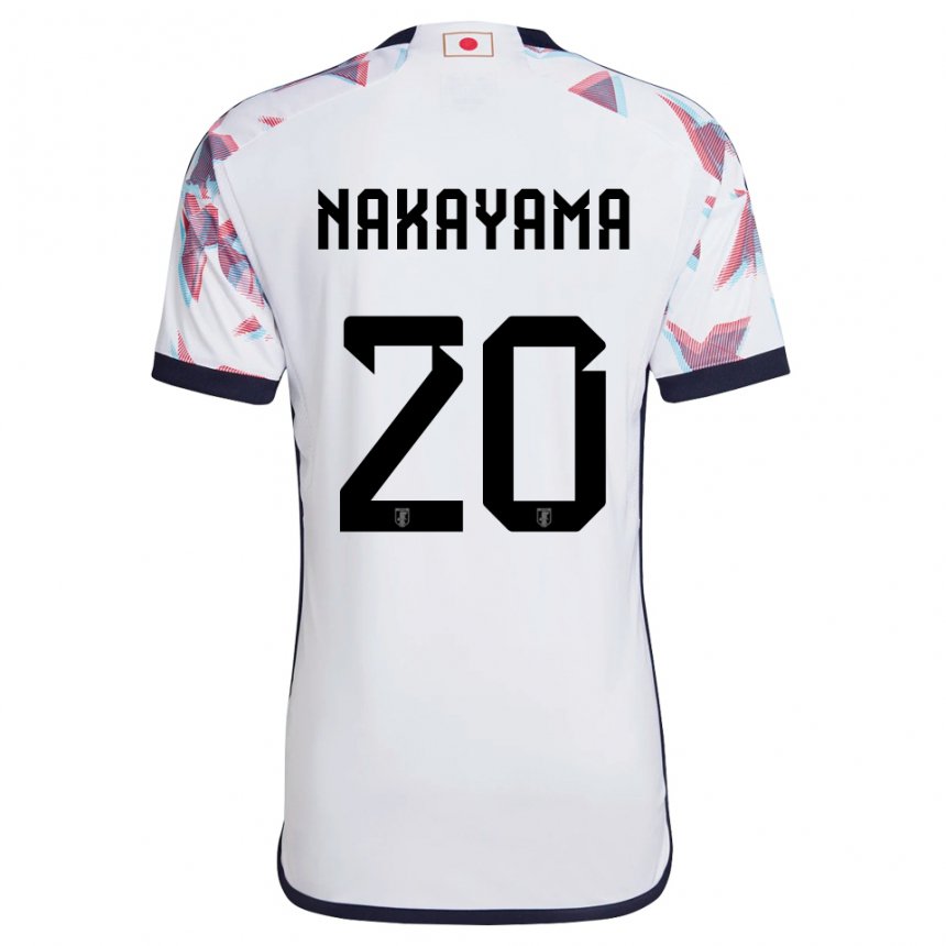 Mulher Camisola Japonesa Yuta Nakayama #20 Branco Alternativa 22-24 Camisa Brasil