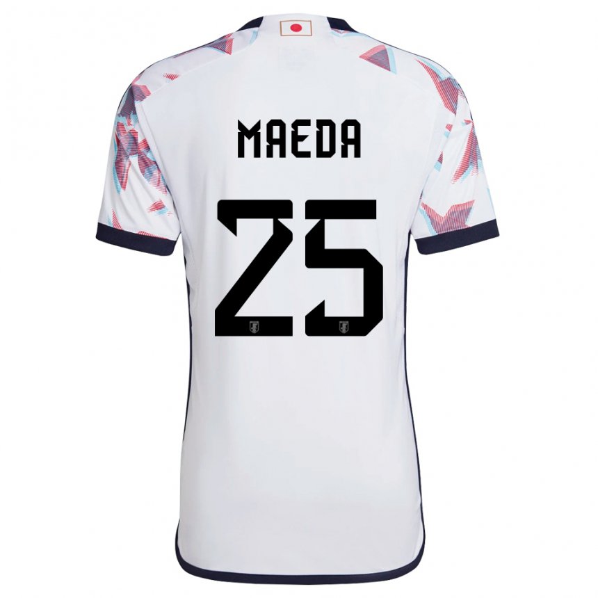 Mulher Camisola Japonesa Daizen Maeda #25 Branco Alternativa 22-24 Camisa Brasil