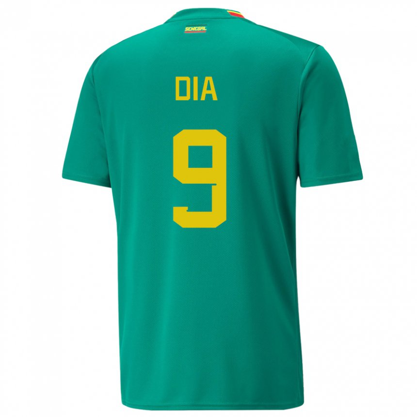 Mulher Camisola Senegalesa Boulaye Dia #9 Verde Alternativa 22-24 Camisa Brasil